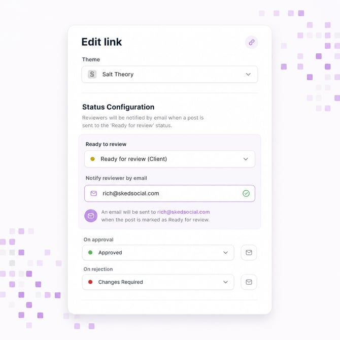 Approvals Reviewer Notifications