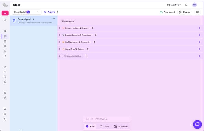 Scratchpad and Workspace