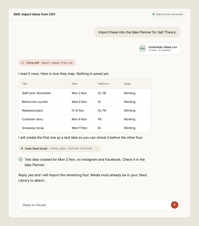 Skill import ideas from CSV@1x