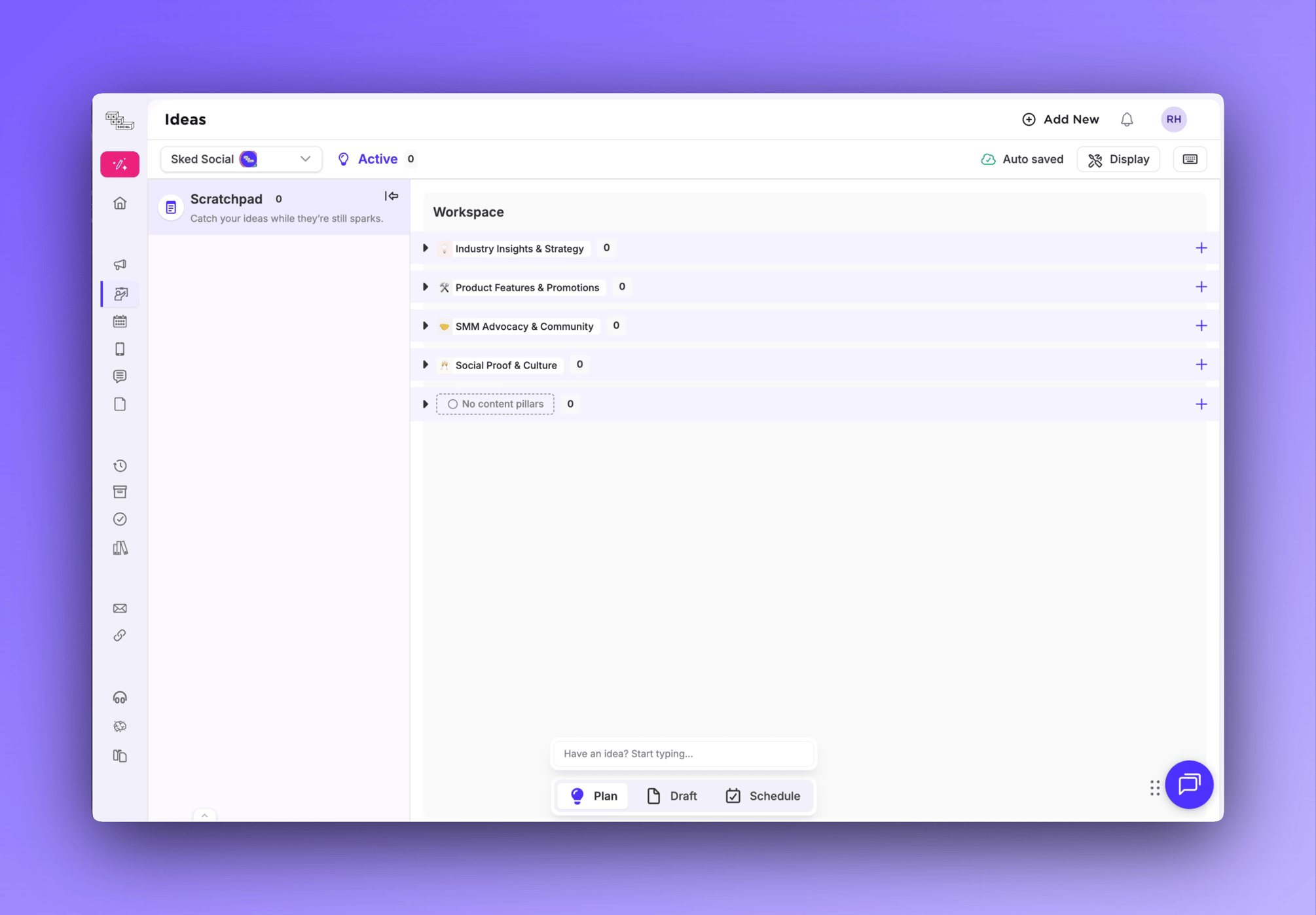 Getting Started with Sked Ideas